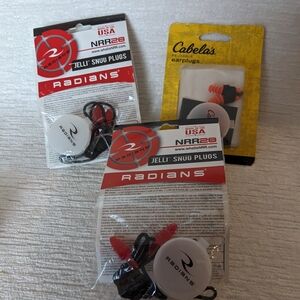 Ear Plug Bundle Qty 3 Jelli Snug-Red Are 28R The Orange Is 37R All Sealed